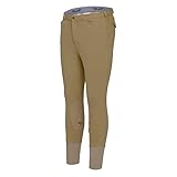 TuffRider Men's Patrol 4 Pockets Knee Patch Breeches - Light Tan - 36