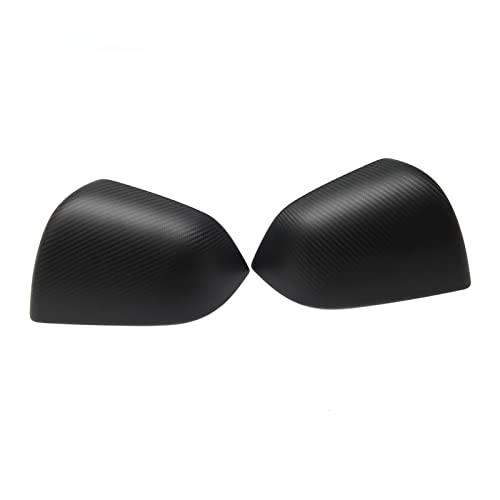 Coque rétroviseur Tesla Model Y protection anti-rayures en capuchon carbone mat