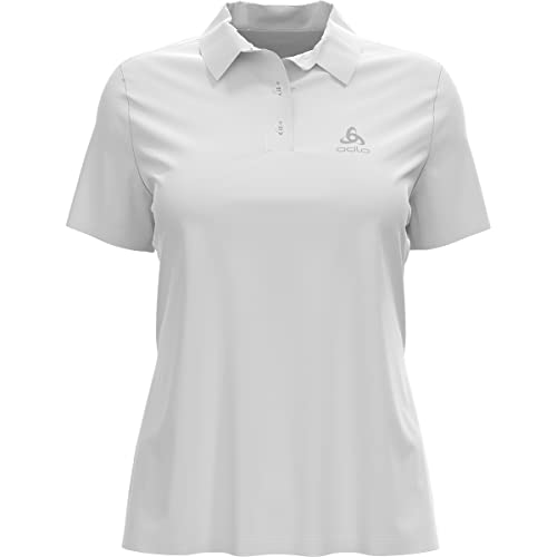 Odlo Wandershirt Damen Cardada I Funktionsshirt Wandern Atmungsaktiv I Polo Shirt