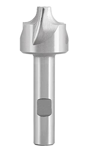 Image of Accusize Industrial Tools Hss Corner Roudning End Mill, 5 /16'' Radius, 1 /2'' Shank Diameter, 1-1 /8'' Largest Diameter, 3-1 /4'' Oal, 1011-0512 | H.S.S. Corner Rounding End Mill, 1 /2 inch Shank, 1-1 /8 inch Largest Dia, 3-1 /4 inch Overall Length