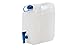 Hünersdorff 817500| Bidón para Agua | eco | garrafa plastico con grifo | 10L (máx. 12L) | grifo | blanco | salida de agua | bidón | fabricado en alemania