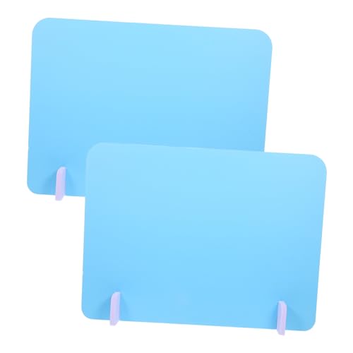 MOTHNUR 2 セット卓上防音デスクパーティション 学習 オフィス用 自立式プライバシースクリーン 飛沫防止設計 ベース付き 簡単立 教室 試験 食堂