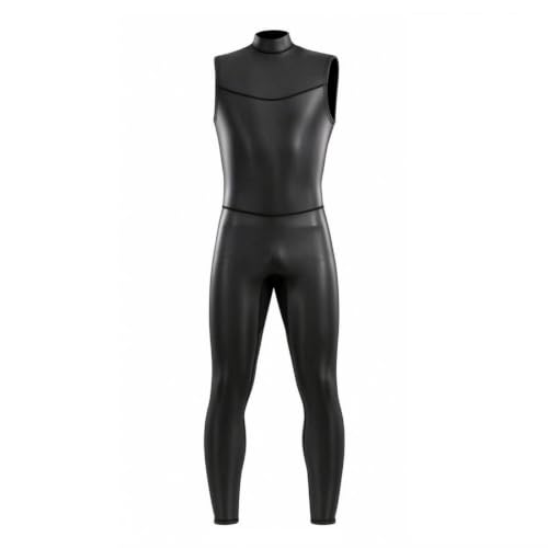 Chaqueta sin mangas de neopreno para buceo con cierre frontal para aislamiento térmico y cambio fácil, adecuada para práctica en piscina, kayak, snorkel y nado costero
