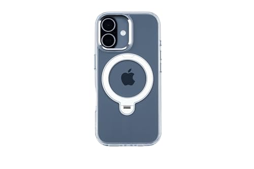Image of TEKNE Crystal360 Clear Back Case Cover for iPhone 17 | Slim Transparent Polycarbonate Hard Case | Scratch Resistant | Wireless Charging Compatible