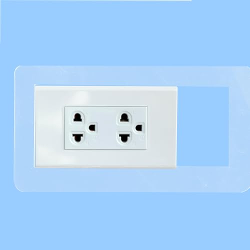 Calcomanía para interruptor de luz con protección antirrayaduras acrílica para oficina y hogar 8