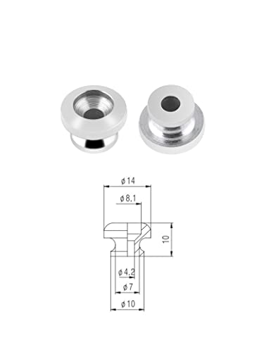Bogart Guitar Strap Buttons Straplocks Tail Nail End Pins With Screws Mushroom Head For Acoustic Guitar Electric Guitar Bass Banjo Ukulele Set Of 2Pcs Chrome. #TOP4