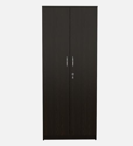 Image of COUCH CULTURE Engineering Wooden Wardrobe Almirah for Clothes With 2 Doors | Multipurpose Storage for Bedroom | Model - Dallas | 1 Year Warranty