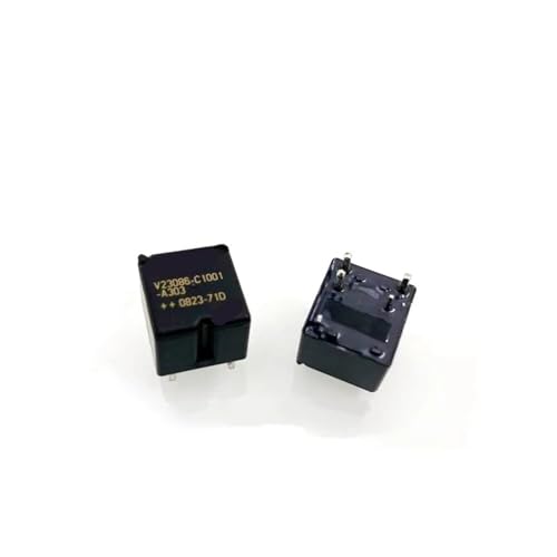 Relais 5 broches 12V CC pour circuit automobile et industriel, lot de 10 pièces