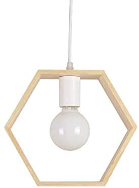 Lampes suspendues en bois lustres industriels et plafonniers modernes pour salon