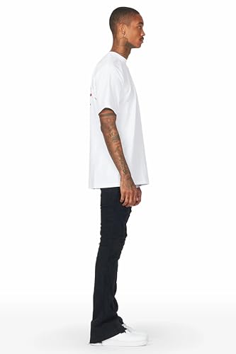 Men's Falcko Stacked Flare Jean4