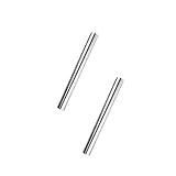 CHANCS Sprzęgło sztywnej tulei silnika 6 mm do 6 mm 100 mm długi stalowy trzpień średnica 6 mm otwór sztywny zestaw sprzęgła śruby akcesoria do silnika do części DIY