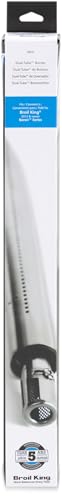 Broil King 18631 Stainless Steel Tube-in-Tube Burner for Baron and Crown Series Gas Grills