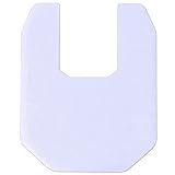 WEIMALL トイレマット 90×65cm 防水 撥水 透明(半透明) エンボス加工 PVC 汚れ防止 床暖房対応 クリアマット