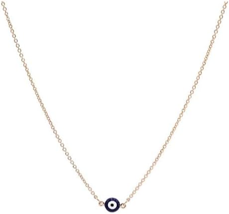 MISS RIGHT Dainty Gold Evil Eye Ojo Charm Pendant Necklace for Women Men Girls (36 Ratings - 4.2 Points)