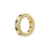 New 2026 18K Golden-Plated Inlaid Cz Stone Beads Bracelet Necklace Spacer Piece DIY Handmade Jewellery Accessories:Vz460 Jewelry Fashion Accessories Creative Gift