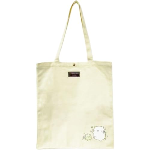 トートバッグ すみっコぐらし しろくまとねこ 大帆布 丈夫 長持ち エコバッグ