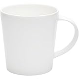 Tasses en porcelaine blanche de grande capacité en céramique pour petit déjeuner, avoine, lait, thé, soupe, tasses à café en porcelaine fine et légère avec poignée, pour milkshakes, crème glacée