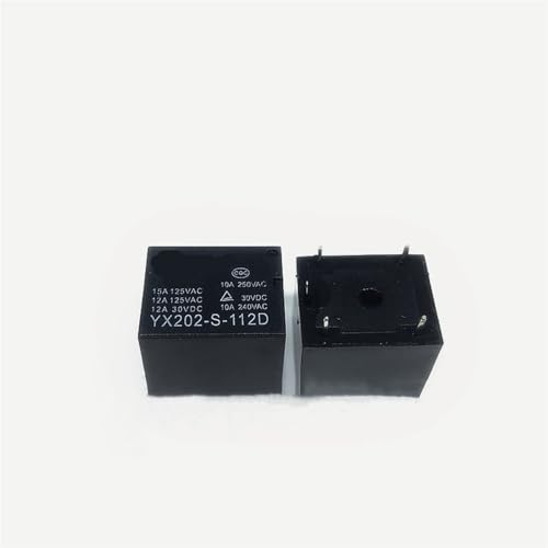 Relais T73 YX202-S-112D 12V CC composant électronique 15A 5 plots pour PCB
