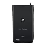 OEM XT894 MOTOROLA DROID 4 BLACK BATTERY DOOR BACK COVER WITH TOOL