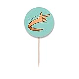 Material: Diese Flaggenpicker bestehen aus Zahnstochern und Papierfähnchen und können sicher verwendet werden.