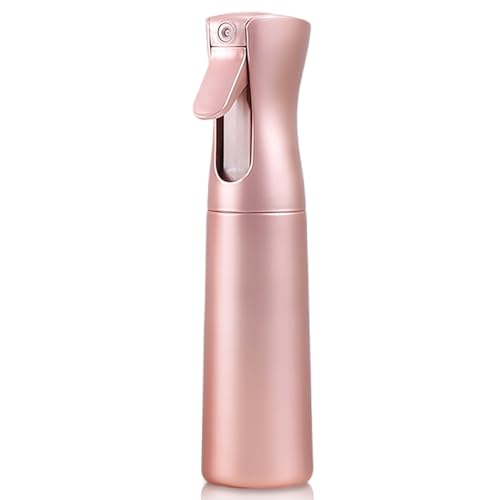 Empty Spray bottles, Continuous Spray Bottle for Hair, 10 Oz Rose Gold Spray Water Bottle Fine Mist Refillable, Skin Care, Showering Pets, Plants, travel, Ironing and Cleaning