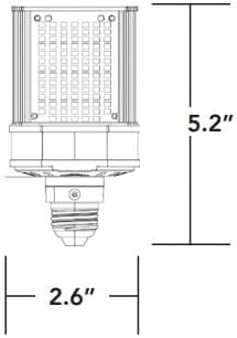 KASTLITE LED-8086E40-G4-20W Shoe Box/Wall Pack LED HID Retrofit - 4000K, 2800 Lumens, E26 Base- Thermal Management & Surge Protection, Easy Installation - UL Certified - 120-277V