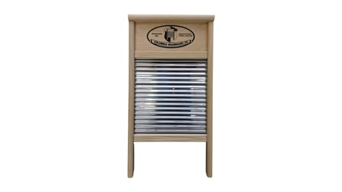 Official Columbus Washboard Co. Stainless Steel Washboard (Family Size 12½