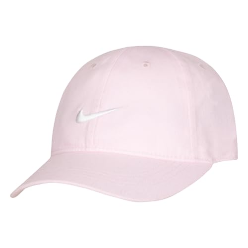 Casquette Nike Swoosh rose pour enfant de 4 à 7 ans en coton réglable