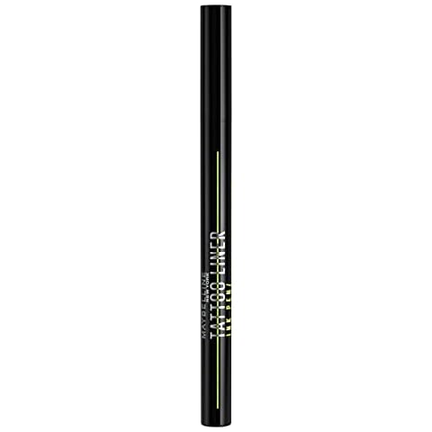 Maybelline New York Flüssiger Eyeliner, Wasserfest, wischfest und langanhaltend Cover