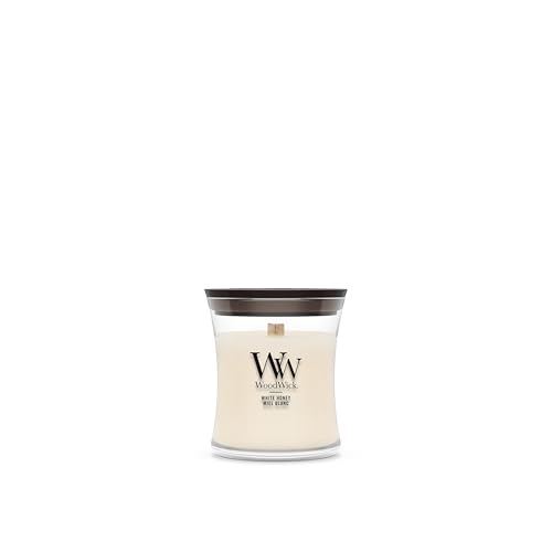 WoodWick Scented Candle| Mini Hourglass Candle | White Honey | Perfect Gifts for Women