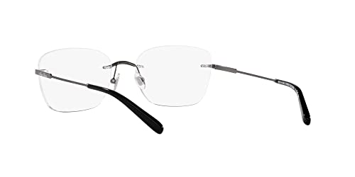 Image of Brooks Brothers Men's Bb1107t Titanium Rectangular Prescription Eyewear Frames
