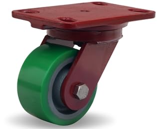 4" x 2" Hamilton S-HS-4DB HS Rigid Caster, Duralast® Wheel, 750 lb. Capacity