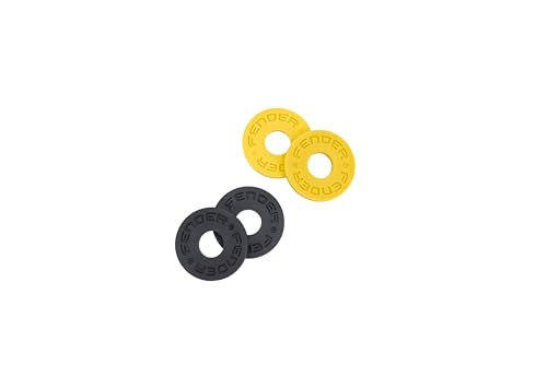 Fender/Strap Blocks Third Man Records 2 x Black and 2 x Yellow �t�F���_�[ [�X�g���b�v�u���b�N]