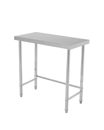Stainless Steel Table 18x36 Inch, Stainless Steel Kitchen Prep Table, Commercial Utility Work Table