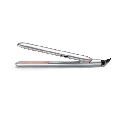 BaByliss Lisseur cheveux Cosmos – Technologie céramique, 3 réglages de température 180–235°C, Multi-voltage, Argenté, ST260E
