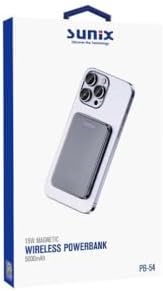 Resim Sunix 5000 Mah 15W Manyetik Wireless Powerbank Natural PB-54 