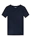 Schiesser Damen Schlafshirt Kurzarm Modal - Mix + Relax Pyjamaoberteil, Blau_175475, 42 EU