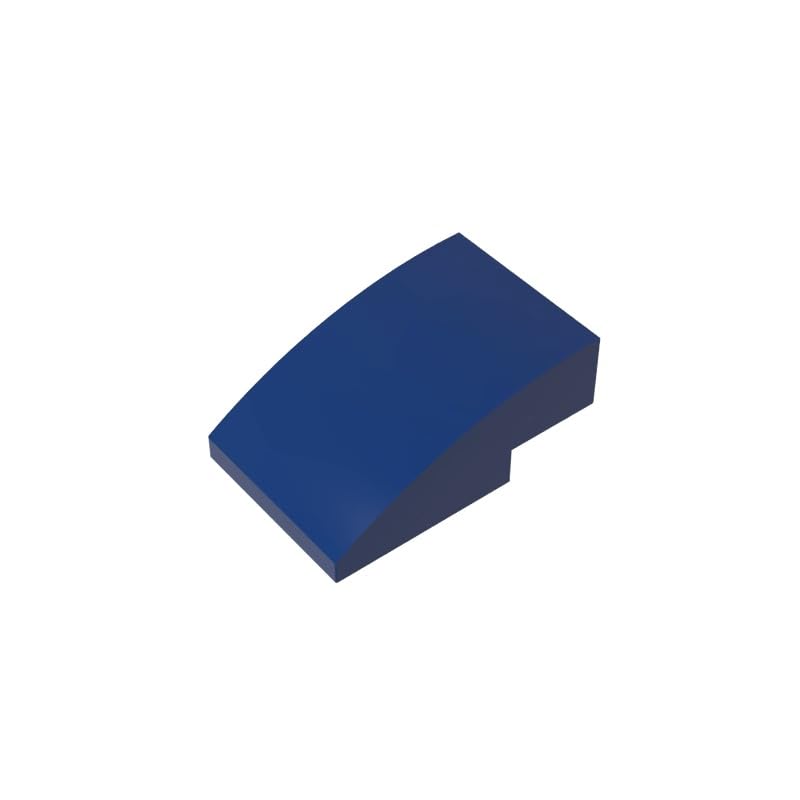 24309 Arched Brick Slope Curved 3x2 No Studs 50 Pieces GDS-1123 Compatible with Lego Building Blocks Color:Dark Blue โ image 1