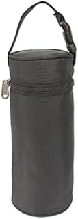 Jedebartey Water Bottle Carrier Bag, Black Water Bottle Pouch Holder Insulated cool and hot Cover Bags for Camping Hiking Running 28 x 9 cm