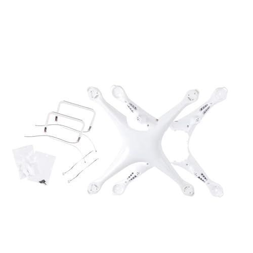 Drone Accessories Advanced Upper Middle Shell Landing Gear Body Frame ，Compatible For DJI Phontom 4 Pro/Adv Drone Repair Parts(1 full Set)