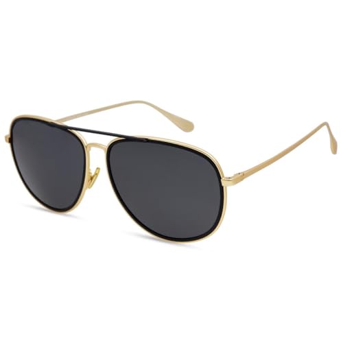 Lunettes de soleil polarisées UV400 à double pont colorées pour hommes et femmes