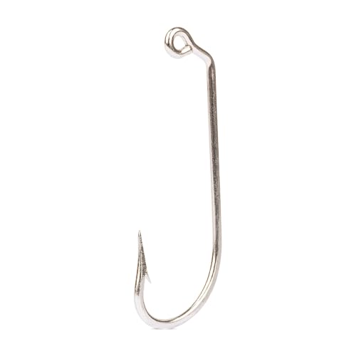 Mustad O'Shaughnessy Jig Hook, 60º Bend, Extra Long, Forged 7/0