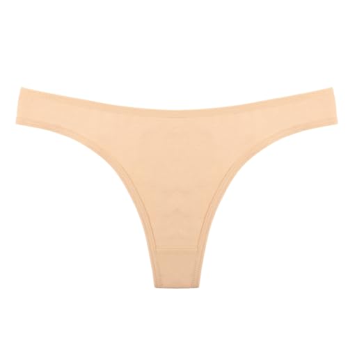 DRESHOW 6 Sztuk Stringi Damskie Bawełniane Oddychające Majtki Bielizna Bikini