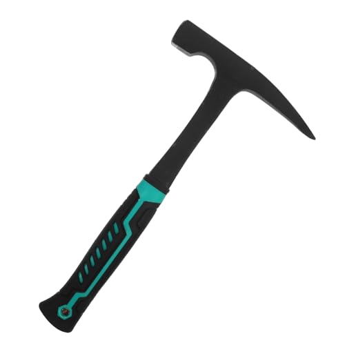 HEALSOPTHY Martello Geologico Doppia Testa con Punta Affilata e Testa Strumento Portatile per Esplorazione Mineraria e Rottura Rocce Kit per Campionamento Geologico Outdoor