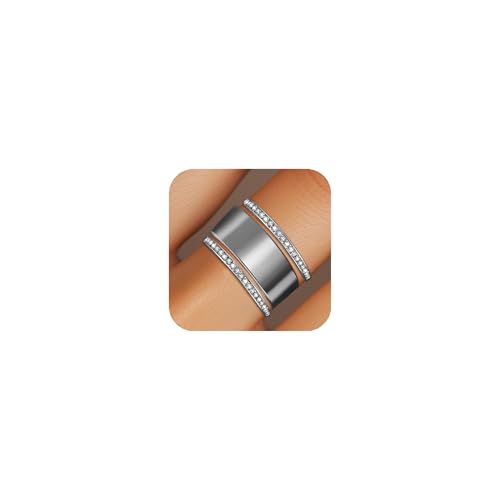 2-Pack 14K Gold Plated Stacking Rings for Oura Ring Gen 4/Gen 3, Cubic Zirconia Simulated oura ring stack Diamond Rings for Women