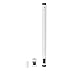 Atdec Extension Pole 24" + Connector w/Hole (610mm) Hole Centers