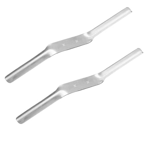 2 Pcs Brick Jointer Tool – 1/2 inch x 5/8 inch for Bricklaying, Durable Steel Jointing Tool for Professional and DIY Projects