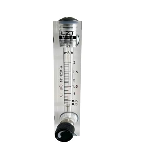 Débitmètre d'air monté sur panneau LZT-15T avec réglage précis de 0,3 à 3 m³/h