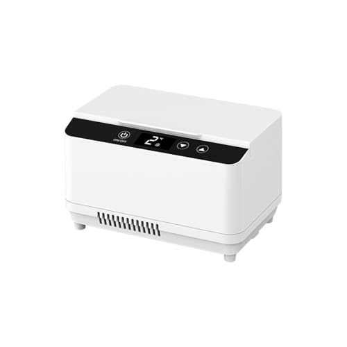 Portable Insulin Cooler, Double-Layer Large Capacity Medicine Refrigerator with LCD Display, Rechargeable Insulin Travel Case (2-8℃)(2*Battery)