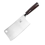 imarku Cleaver Knife, 7 Inch Meat Cleaver High Carbon Stainless Steel Chopping Knife, Ultra Sharp Chinese Chef's Knife with Gift Box, Useful Meat Knife for Home and Restaurant, Unique Gifts for Men